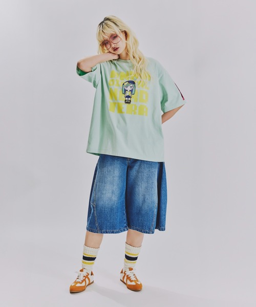 ANNA SUI NYC(アナ スイ エヌ ワイ シー)の「TERA Digital Nerd T シャツ(Tシャツ/カットソー・レディース・ブラック/ミント・FREE)」の13枚目の写真