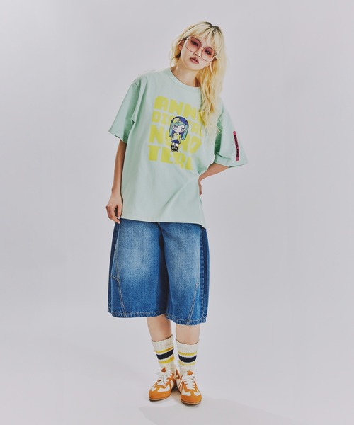 ANNA SUI NYC(アナ スイ エヌ ワイ シー)の「TERA Digital Nerd T シャツ(Tシャツ/カットソー・レディース・ブラック/ミント・FREE)」の11枚目の写真