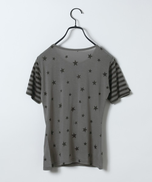 JEANASIS(ジーナシス)の「【25quee】プリントキリカエTEE/680981(Tシャツ/カットソー・レディース・ブラウン系その他/ブラック系その他/ホワイト系その他・FREE)」の4枚目の写真