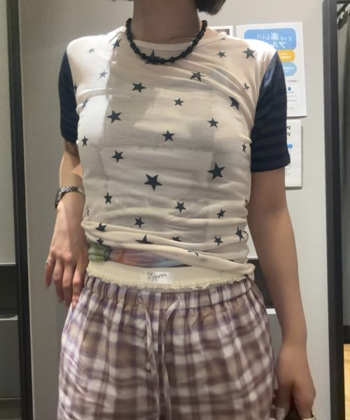 JEANASIS(ジーナシス)の「【25quee】プリントキリカエTEE/680981(Tシャツ/カットソー・レディース・ブラウン系その他/ブラック系その他/ホワイト系その他・FREE)」の19枚目の写真