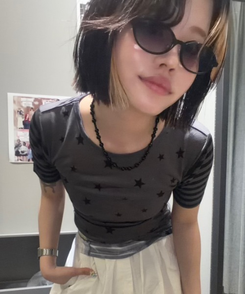 JEANASIS(ジーナシス)の「【25quee】プリントキリカエTEE/680981(Tシャツ/カットソー・レディース・ブラウン系その他/ブラック系その他/ホワイト系その他・FREE)」の16枚目の写真