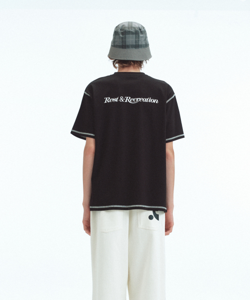 T シャツ rest&recreationトップス Rest Recreation LOGO LIP NECK T-SHIRT FREAK S STORE公式通販