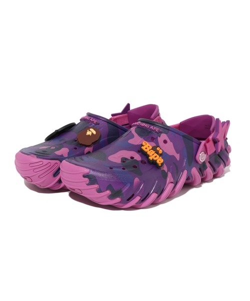 A BATHING APE(アベイシングエイプ)の「BAPE X CROCS - ECHO(サンダル・メンズ・レッド/パープル/ネイビー・30/29/28/27/26/25/24/23/22/31)」の2枚目の写真