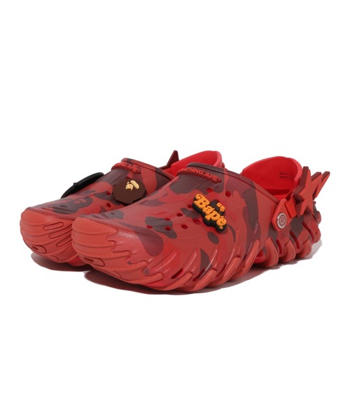 A BATHING APE(アベイシングエイプ)の「BAPE X CROCS - ECHO(サンダル・メンズ・レッド/パープル/ネイビー・30/29/28/27/26/25/24/23/22/31)」の3枚目の写真