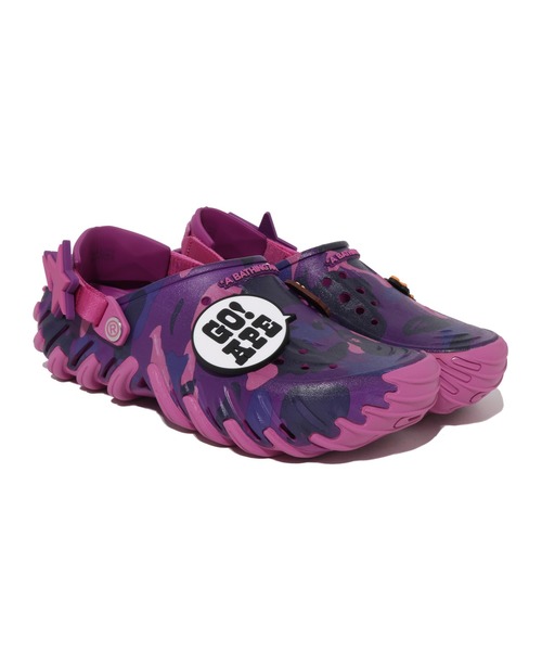 A BATHING APE(アベイシングエイプ)の「BAPE X CROCS - ECHO(サンダル・メンズ・レッド/パープル/ネイビー・30/29/28/27/26/25/24/23/22/31)」の5枚目の写真