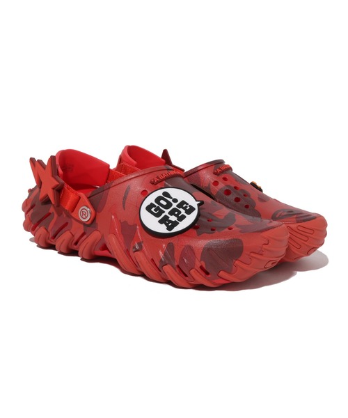 A BATHING APE(アベイシングエイプ)の「BAPE X CROCS - ECHO(サンダル・メンズ・レッド/パープル/ネイビー・30/29/28/27/26/25/24/23/22/31)」の6枚目の写真
