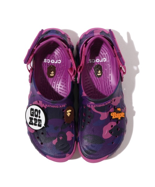 A BATHING APE(アベイシングエイプ)の「BAPE X CROCS - ECHO(サンダル・メンズ・レッド/パープル/ネイビー・30/29/28/27/26/25/24/23/22/31)」の8枚目の写真