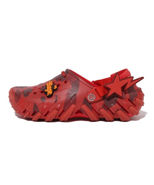 A BATHING APE(アベイシングエイプ)の「BAPE X CROCS - ECHO(サンダル・メンズ・レッド/パープル/ネイビー・30/29/28/27/26/25/24/23/22/31)」の12枚目の写真