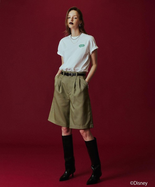 Disney(ディズニー)の「(COLSUN)INCREDIBLY FABULOUS VILLANS S/S TEE(Tシャツ/カットソー・レディース・ホワイト/バーガンディー・S/M)」の6枚目の写真