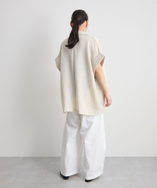 STELLA FISH(ステラフィッシュ)の「【2サイズ展開】イージーカーヴィーパンツ / ウエストゴムワイドパンツ(その他パンツ・レディース・グレー/ベージュ/ネイビー/ホワイト・MEDIUM/LARGE/SMALL)」の13枚目の写真