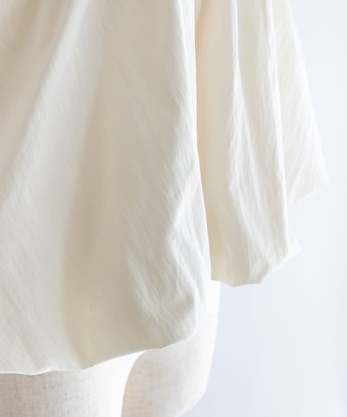 EN NEUME(エンノイム)の「Balloon Gathered Bustier Camisole(キャミソール・レディース・ピンク/ブラック/アイボリー・FREE)」の22枚目の写真