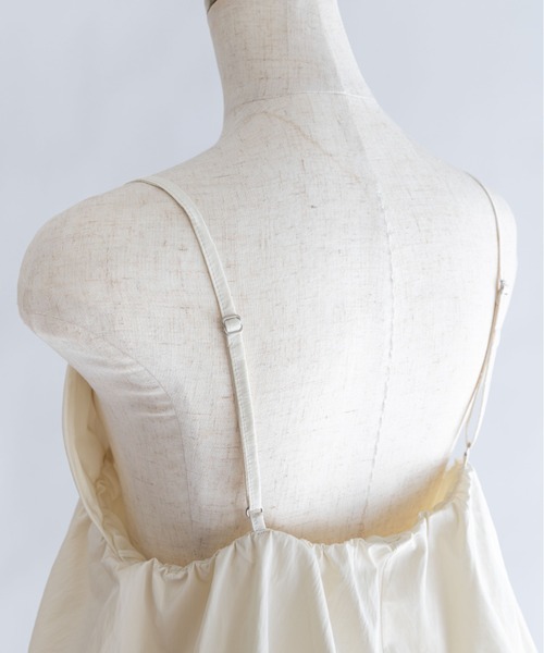 EN NEUME(エンノイム)の「Balloon Gathered Bustier Camisole(キャミソール・レディース・ピンク/ブラック/アイボリー・FREE)」の20枚目の写真