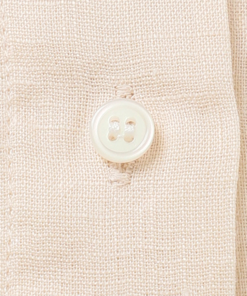 B.C STOCK(ベーセーストック)の「《追加2》《S/Mサイズ展開》手洗い可 / 2WAYフレンチリネンシャツ(シャツ/ブラウス・レディース・ピンク/ブルー/アイボリー/ブラック/イエロー・SMALL/MEDIUM)」の13枚目の写真