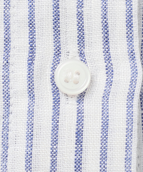 B.C STOCK(ベーセーストック)の「《追加2》《S/Mサイズ展開》手洗い可 / 2WAYフレンチリネンシャツ(シャツ/ブラウス・レディース・ピンク/ブルー/アイボリー/ブラック/イエロー・SMALL/MEDIUM)」の16枚目の写真