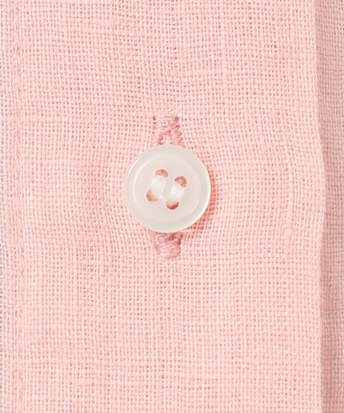 B.C STOCK(ベーセーストック)の「《追加2》《S/Mサイズ展開》手洗い可 / 2WAYフレンチリネンシャツ(シャツ/ブラウス・レディース・ピンク/ブルー/アイボリー/ブラック/イエロー・SMALL/MEDIUM)」の19枚目の写真