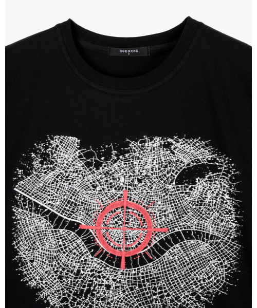 INEXCIS(イネクシス)の「シティスコープTシャツ(ブラック)(Tシャツ/カットソー・メンズ・その他・FREE)」の2枚目の写真