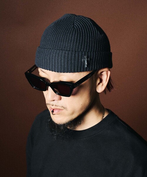 Subciety(サブサエティ)の「Cross pin low watch(ニットキャップ/ビーニー・メンズ・ブラック/ネイビー/グレー・FREE)」の16枚目の写真