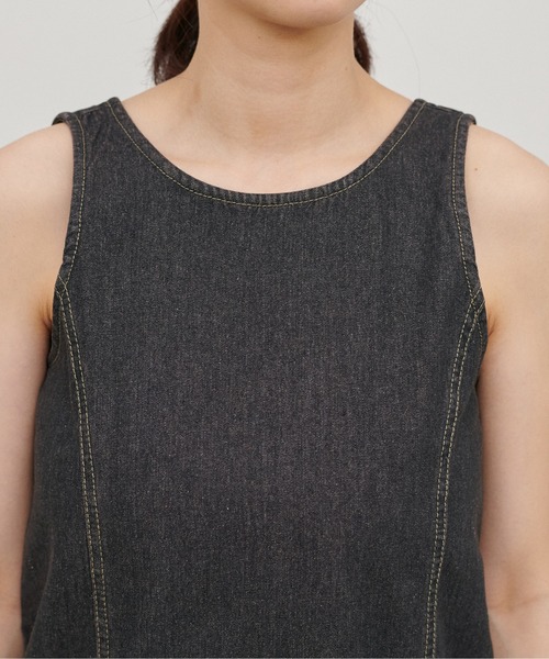 LARUTA（ラルータ）の「【LARUTA】ライトオンスバックオープンワンピース（ワンピース・レディース・ブラック/ブルー・MEDIUM）」の9枚目の写真