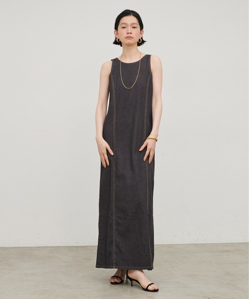 LARUTA（ラルータ）の「【LARUTA】ライトオンスバックオープンワンピース（ワンピース・レディース・ブラック/ブルー・MEDIUM）」の17枚目の写真