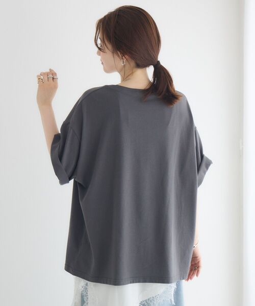 RETRO GIRL(レトロガール)の「cityフォトBIGTEE(Tシャツ/カットソー・レディース・チャコールグレー/グリーン/ホワイト・FREE)」の7枚目の写真