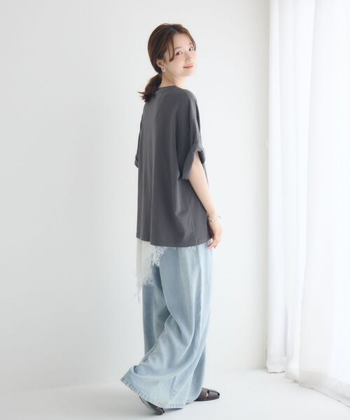 RETRO GIRL(レトロガール)の「cityフォトBIGTEE(Tシャツ/カットソー・レディース・チャコールグレー/グリーン/ホワイト・FREE)」の10枚目の写真