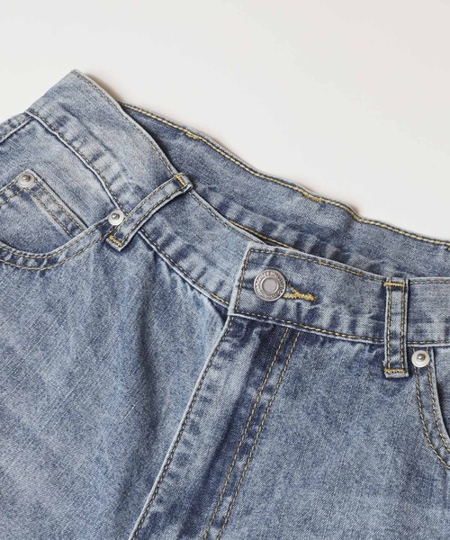 coca(coca)(コカ)の「カーブデニムパンツ(デニムパンツ・レディース・インディゴブルー/ブルー・S/L/M)」の13枚目の写真