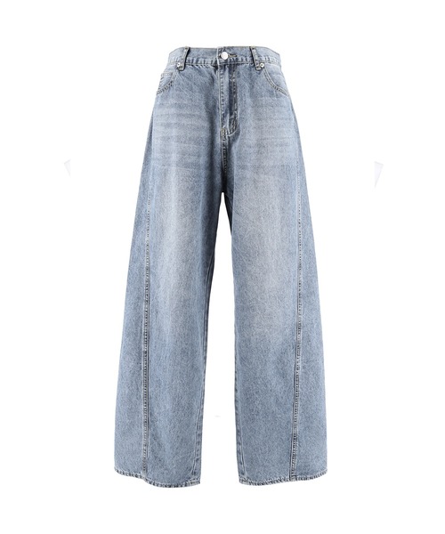 coca(coca)(コカ)の「カーブデニムパンツ(デニムパンツ・レディース・インディゴブルー/ブルー・S/L/M)」の17枚目の写真