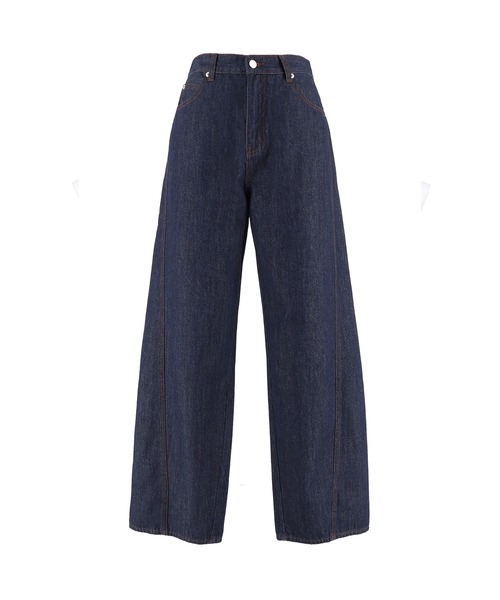 coca(coca)(コカ)の「カーブデニムパンツ(デニムパンツ・レディース・インディゴブルー/ブルー・S/L/M)」の18枚目の写真