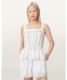 Sheer gather off shoulder tops（その他トップス）｜Rose Muse（ロゼ