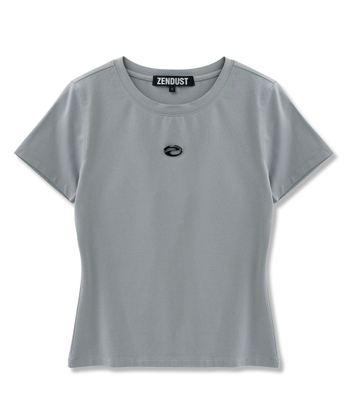 ZENDUST（ジェンダスト）の「Fofana Slimfit Tee CHARCOAL（Tシャツ/カットソー・レディース・チャコールグレー・SMALL/MEDIUM）」の3枚目の写真