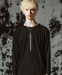【NO ID.】 Layered C/N Pullover / レイヤードクルーネックプルオーバー