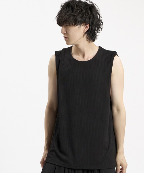 NO ID.（ノーアイディ）の「【NO ID.】 Layered C/N Pullover / レイヤードクルーネックプルオーバー（Tシャツ/カットソー・メンズ・グレー/ブラック/ホワイト・ONE SIZE）」の11枚目の写真