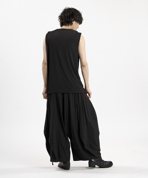 NO ID.（ノーアイディ）の「【NO ID.】 Layered C/N Pullover / レイヤードクルーネックプルオーバー（Tシャツ/カットソー・メンズ・グレー/ブラック/ホワイト・ONE SIZE）」の10枚目の写真