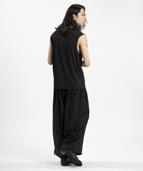 NO ID.（ノーアイディ）の「【NO ID.】 Layered C/N Pullover / レイヤードクルーネックプルオーバー（Tシャツ/カットソー・メンズ・グレー/ブラック/ホワイト・ONE SIZE）」の18枚目の写真