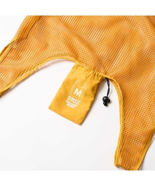 OMCC（オーエムシーシー）の「Shopping Bag Square Mesh M - ショッピングバッグ スクエアメッシュ M（エコバッグ/サブバッグ・レディース・ブルー系/ブラック/ブラウン系/グリーン/パープル・M）」の9枚目の写真