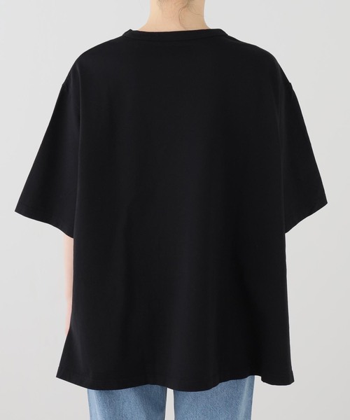 JOURNAL STANDARD LUXE（ジャーナルスタンダード　ラックス）の「バスクジャージ サイドタックプルオーバー（Tシャツ/カットソー・レディース・ホワイト/ブラック/ブラック系その他・FREE）」の9枚目の写真