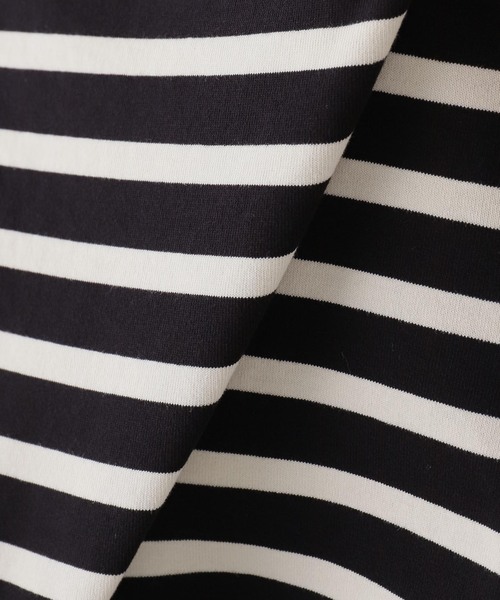 JOURNAL STANDARD LUXE(ジャーナルスタンダード ラックス)の「バスクジャージ サイドタックプルオーバー(Tシャツ/カットソー・レディース・ホワイト/ブラック/ブラック系その他・FREE)」の18枚目の写真