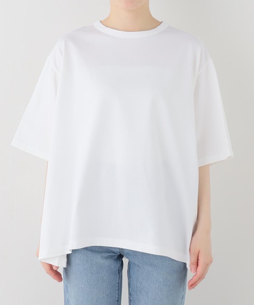 JOURNAL STANDARD LUXE(ジャーナルスタンダード ラックス)の「バスクジャージ サイドタックプルオーバー(Tシャツ/カットソー・レディース・ホワイト/ブラック/ブラック系その他・FREE)」の19枚目の写真