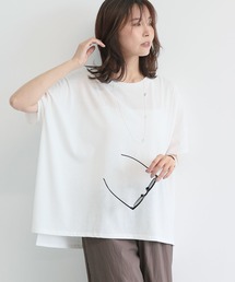 BARNYARDSTORM（バンヤードストーム）の「BARNYARDSTORM / スラブ調ワイドシルエットT / マシンウォッシャブル（Tシャツ/カットソー・レディース）」