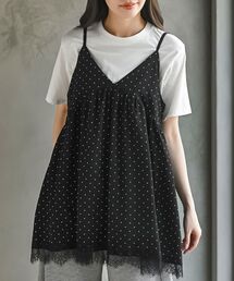rps（アールピーエス）の「裾レースキャミチュニック（チュニック）」