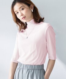 【重ね着レイヤードに】シアーテレコハイネックトップス
