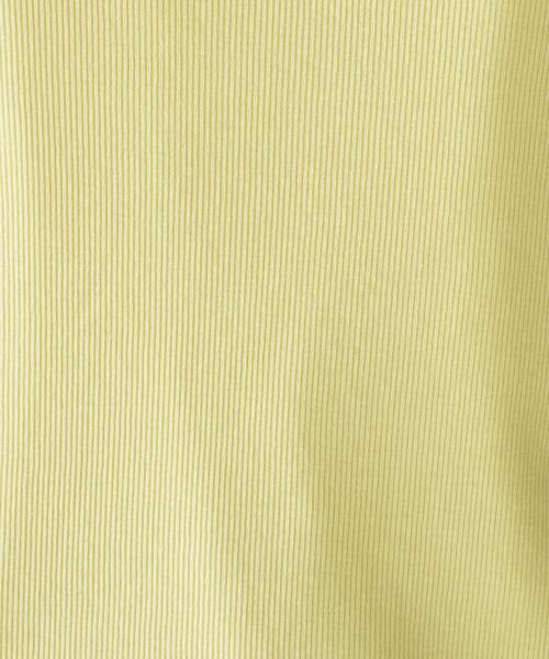 UNTITLED(アンタイトル)の「シアーテレコハイネックトップス(Tシャツ/カットソー・レディース・サックスブルー/オフホワイト/ブラック/ライトイエロー系/ピンク/ライトグリーン/チャコールグレー・02/04/48/50/00/44)」の20枚目の写真