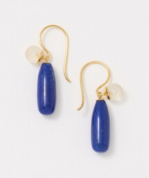 Steven Alan | <mounir>TEARDROP EARRINGS BLUE/ピアス(ピアス(両耳用))