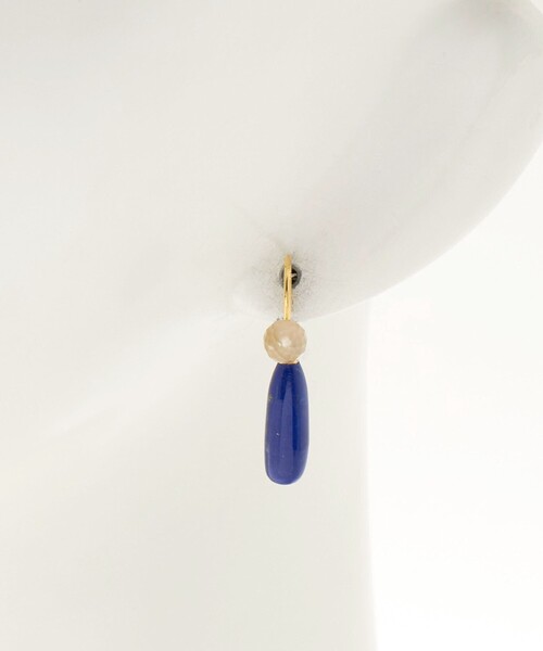 Steven Alan(スティーブンアラン)の「<mounir>TEARDROP EARRINGS BLUE/ピアス(ピアス(両耳用)・レディース・ロイヤルブルー・FREE)」の6枚目の写真