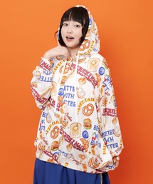 163621：柄入り袖切替パーカー（パーカー）｜ScoLar（スカラー）の