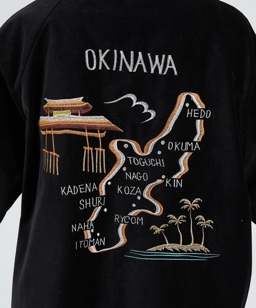 THRIFTY LOOK(スリフティールック)の「【THRIFTY LOOK / スリフティールック】OKINAWA SOUVENIR JACKET / オキナワ / スーベニアジャケット(ブルゾン・メンズ・ブラック系その他2・L/M)」の5枚目の写真