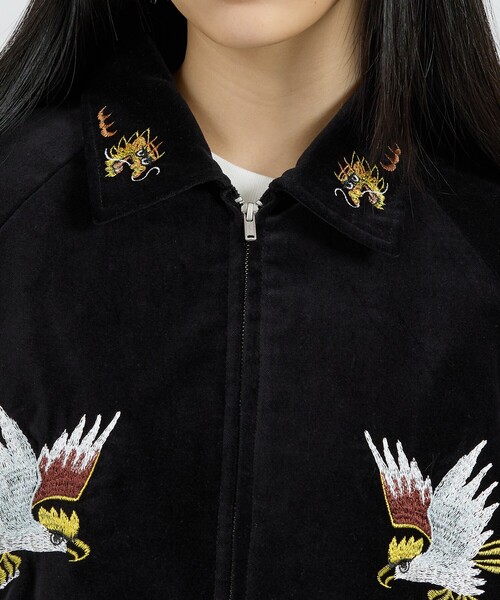 THRIFTY LOOK(スリフティールック)の「【THRIFTY LOOK / スリフティールック】OKINAWA SOUVENIR JACKET / オキナワ / スーベニアジャケット(ブルゾン・メンズ・ブラック系その他2・L/M)」の6枚目の写真