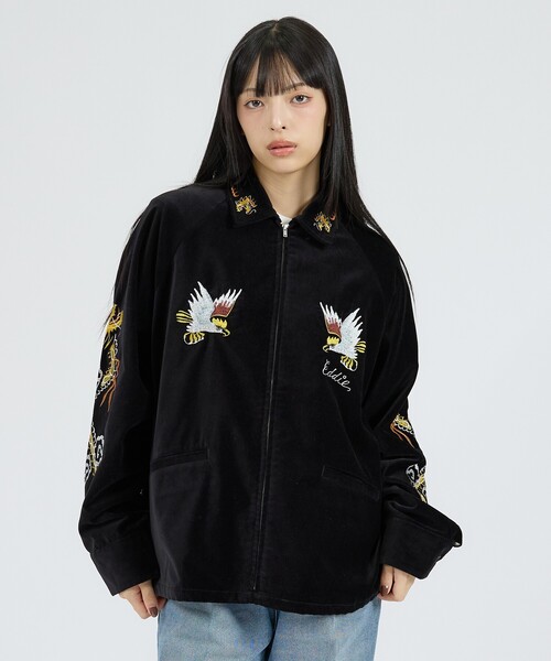 THRIFTY LOOK(スリフティールック)の「【THRIFTY LOOK / スリフティールック】OKINAWA SOUVENIR JACKET / オキナワ / スーベニアジャケット(ブルゾン・メンズ・ブラック系その他2・L/M)」の17枚目の写真