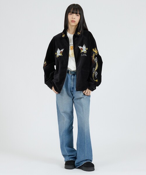THRIFTY LOOK(スリフティールック)の「【THRIFTY LOOK / スリフティールック】OKINAWA SOUVENIR JACKET / オキナワ / スーベニアジャケット(ブルゾン・メンズ・ブラック系その他2・L/M)」の10枚目の写真