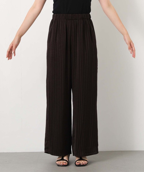 Gready Brilliant(グレディブリリアン)の「ストライプサテンストレート(その他パンツ・レディース・ブラウン/ワイン・38)」の21枚目の写真